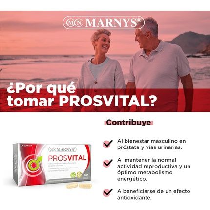 Prosvital Prostate Wellbeing - Supports Male Wellbeing In Prostate And Urinary Tract 60 Herbal Capsules - Image 3