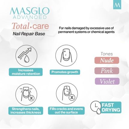Masglo Advanced Nail Recovery Base Strengthening And Thickening Treatment - Image 3