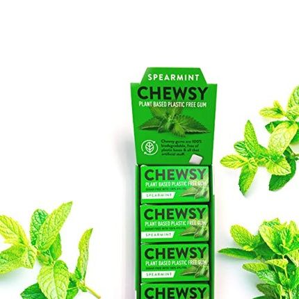 Chewsy Natural Spearmint Plant-Based Plastic-Free Gums 15G - Image 3