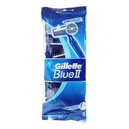 Gillette Blue Ii Disposable Razors 5 Units