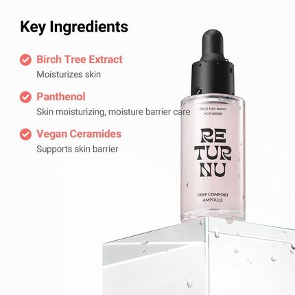 Deep Comfort Ampoule Serum For Face - Korean Skin Barrier Care For Oily And Dry Skin - Image 3