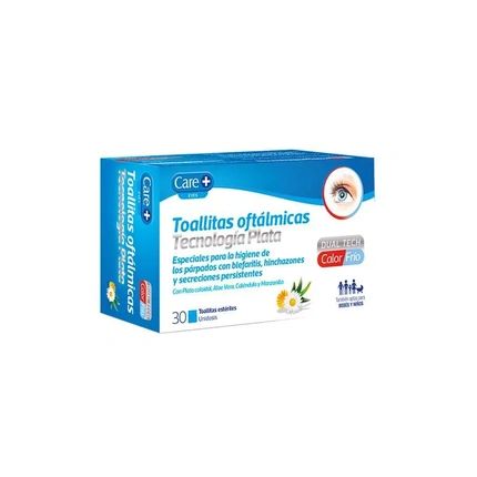 Care+ Ophthalmic Silver Technology Wipes 30 Units