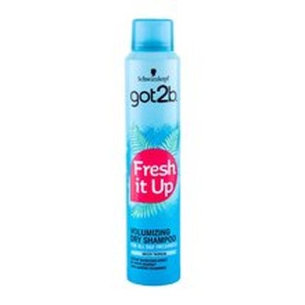 Got2B Fresh It Up No Rinse Spray To Refresh Hair In Between Washes Dry Shampoo Extra Volume 200Ml