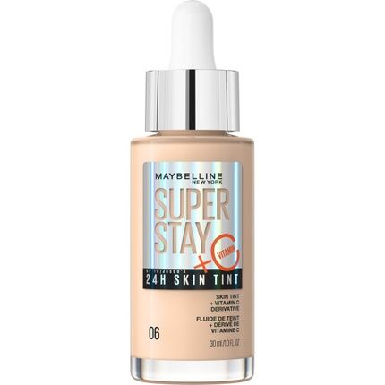 Maybelline Super Stay 24H Skin Tint Illuminating Foundation With Vitamin C 06 30Ml