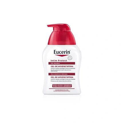 Eucerin Intimate Hygiene Wash Protection Fluid 250Ml For Sensitive Skin