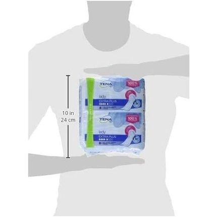 Tena Lady Extra Plus Pad 8 Count - Pack Of 16 - Image 3