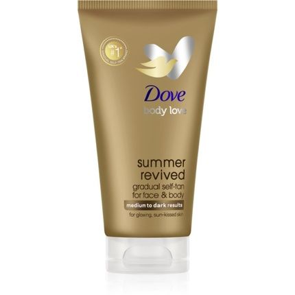 Dove Summer Revived Self-Tanning Lotion - Medium To Dark, 75 Ml