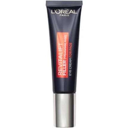 L'Oreal Paris Revitalift Filler Eye Cream + Face Cream Hyaluronic Acid Eye Cream For Face 30Ml