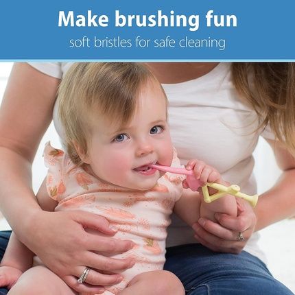 Dr. Brown'S Flamingo Toddler Toothbrush Pink Flamingo - Image 3