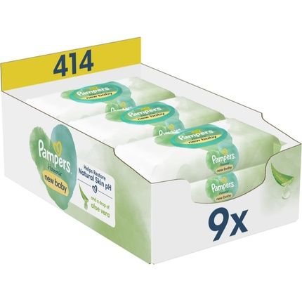 Pampers Harmonie New Baby Wipes 414 Pcs - Pampers