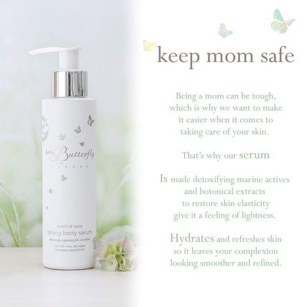 Little Butterfly London Scent Of Seas Toning Body Serum For Moms Restores Lost Elasticity With Natural Ingredients - Image 3
