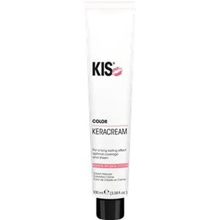 Kis Keracream Color Permanent Hair Color Cream 100Ml Yellow High Coverage Intensive Hair Color Keratin Infusion