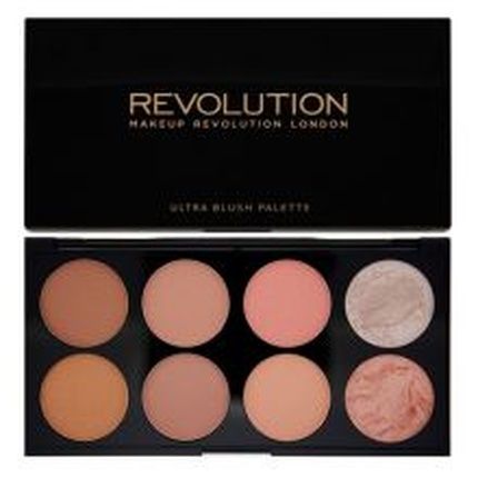 Makeup Revolution Ultra Blush And Contour Blush Palette Hot Spice 8 X 16G