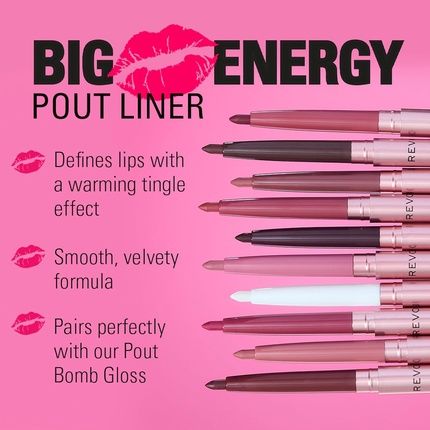 Revolution Beauty Pout Bomb Plumping Lipliner Longlasting Shaping - Image 3