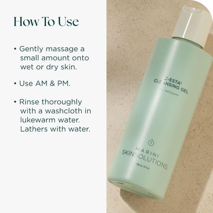 Marini Skinsolutions Cesta Cleansing Gel Vitamin C Face Cleanser - Image 3