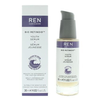 Ren Clean Skincare Bio Retinoid Youth Serum - Clinically Proven To Reduce Fine Lines
