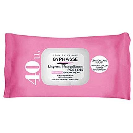 Byphasse - Lingettes Demaquillantes - Visage & Yeux A La Proteine De Lait - X40