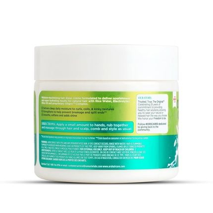 Olive Oil Max Moisture Super Nourishing Daily Curl Creme With Rice Water And Electrolytes 8.0 Oz - Image 3
