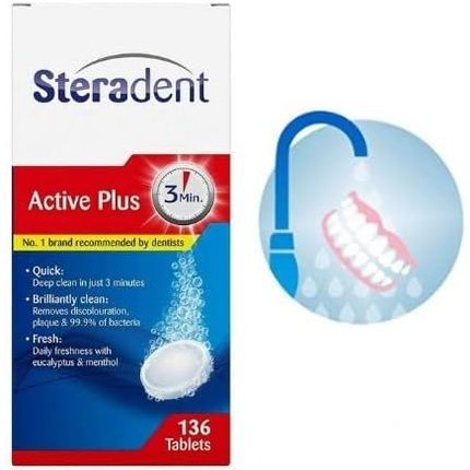 Steradent Denture Cleaning Tablets 136 Pieces