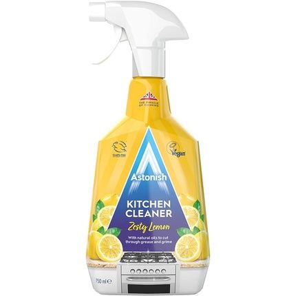Astonish Kitchen Cleaner Vegan And Cruelty Free Blended With Natural Oils 750Ml Zesty Lemon