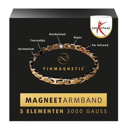 Lucovitaal Magnetic Bracelet Ym@ Gold