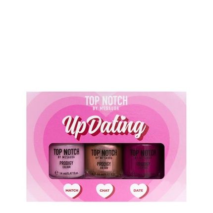 Mesauda Top Notch Prodigy Nail Colour Up Dating Set 3X14Ml - Pack Of 3