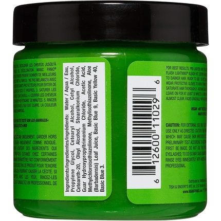 Manic Panic Electric Lizard Classic Creme Vegan Cruelty Free Green Semi Permanent Hair Dye 118Ml