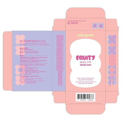 Colorgram Fruity Glass Tint Mini Set 02 Warm Best Radiant Lip Tint Duo