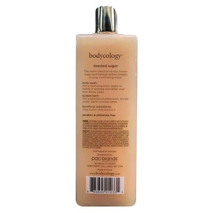 Bodycology Sugar Moisturizing Body Wash For Women Toasted Sugar 473Ml 16 Fl Oz