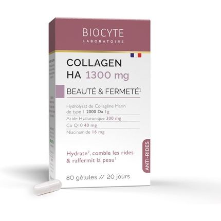 Biocyte Collagen Ha 1300Mg - Hydrates, Fills Wrinkles, Firms Skin