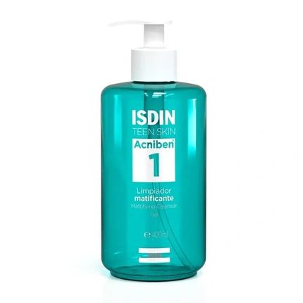 Isdin Acniben Mattifying Cleansing Gel 400Ml A Deep Cleansing Gel With Salicylic Acid For Teen Skin