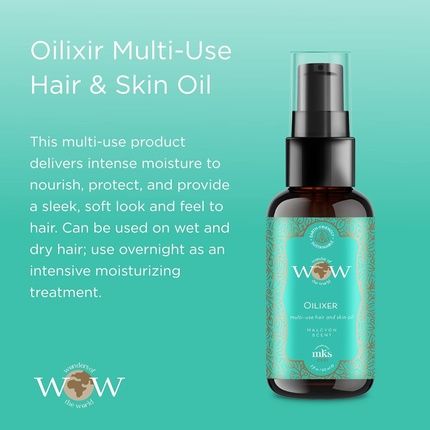 Mks Eco Wow Oilixir Multiuse Hair & Skin Oil Halcyon Scent 2 Fl Oz