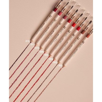 Bionike Defence Color Lipliner With Natural Wax For Soft Application Long Lasting Up To 8H Integrated Brush 212 Myrtille