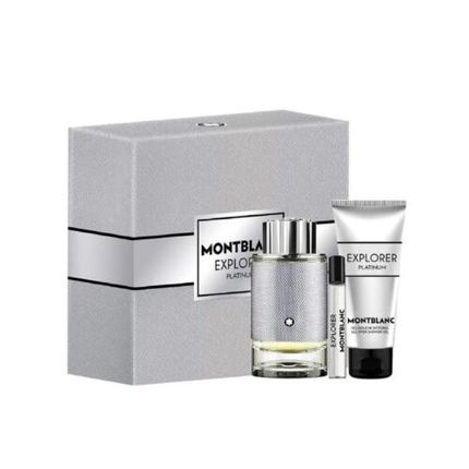 Montblanc Explorer Platinum Kit - Edp 100Ml + Edp 7.5Ml + Shower Gel 100Ml