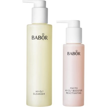 Babor Cleansing Hy-Ol & Phytoactive Reactivating Set For Regenerating Skin With Oil & Herbal Extract - 2 Pieces