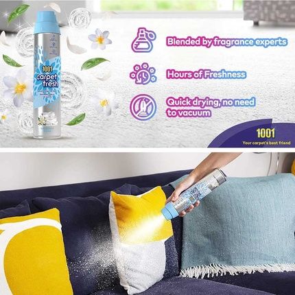 1001 Carpet Fresh Carpet Foam, Jasmine And Fresh Linen Soft Jasmine And - Image 3