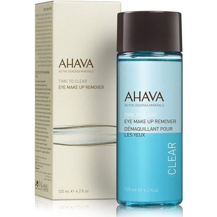 Ahava Eye Makeup Remover 125Ml Dead Sea Natural Gentle Waterproof Make Up Remover