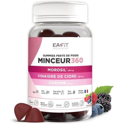 Eafit Minceur 360 Morosil And Apple Cider Vinegar Weight Loss Gummies