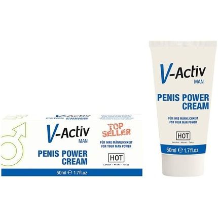 Hot V-Activ Penis Power Cream For Men 50Ml