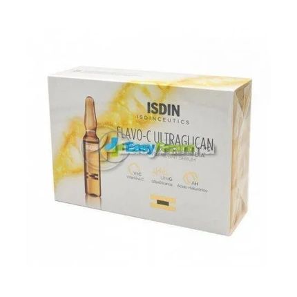Isdin Isdinceutics Flavo C Ultraglican 30 Vials Of 2 Ml Antioxidant Day Serum