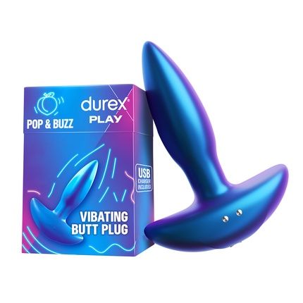 Durex Play Vibrating Butt Plug - لعبة شرجية مثيرة لتعزيز المتعة
