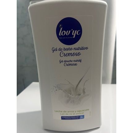 Lov'Yc Shower Gel Creamy Rice Milk And Avocado 2 Liters