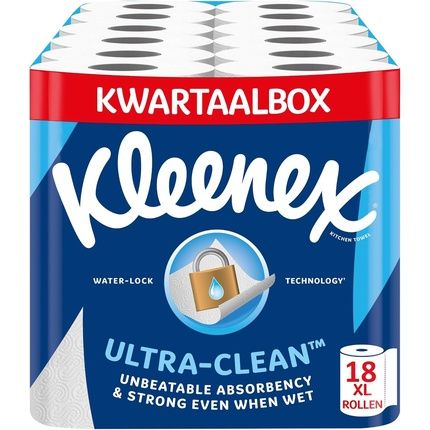 Kleenex Ultra Clean Paper Towels 72 Large Rolls
