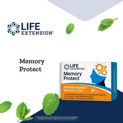 Life Extension Memory Protect Brain & Memory Health Support Formula Neuro Supplement 36 Capsules - Image 3