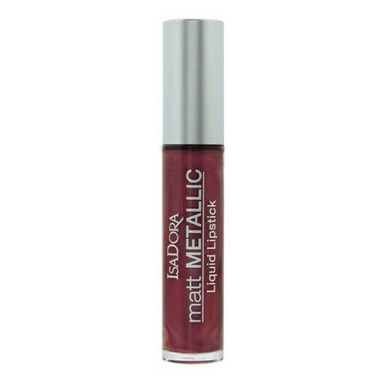Isadora Matt Metallic 83 Burgundy Bite Lipstick 7Ml For Women