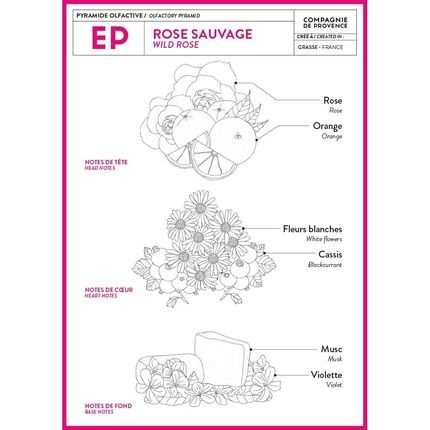 Compagnie De Provence Liquid Marseille Soap Wild Rose 500Ml - Image 3