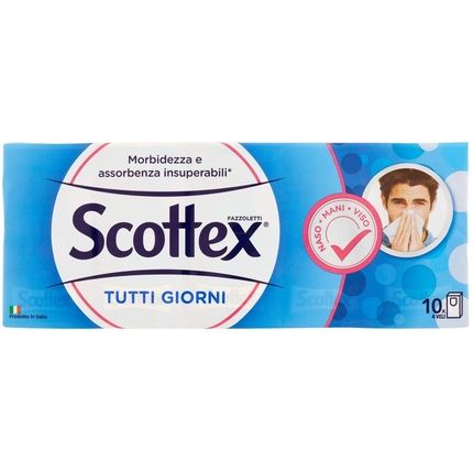 Scottex Kitchen Tissues, Fluffy And Durable, 4 Ply, 6 Packs Of