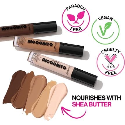 Wet N Wild Megalast Incognito Full-Coverage Concealer With Shea Butter Medium Honey