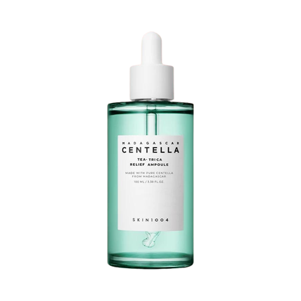 Skin1004 Madagascar Centella Teatrica Relief Ampoule 100 Ml Soothing Serum With Tea Tree For Problematic Skin