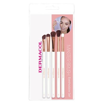 Dermacol Rose Gold Cosmetic Brush Set D73 D74 D81 D82 D83